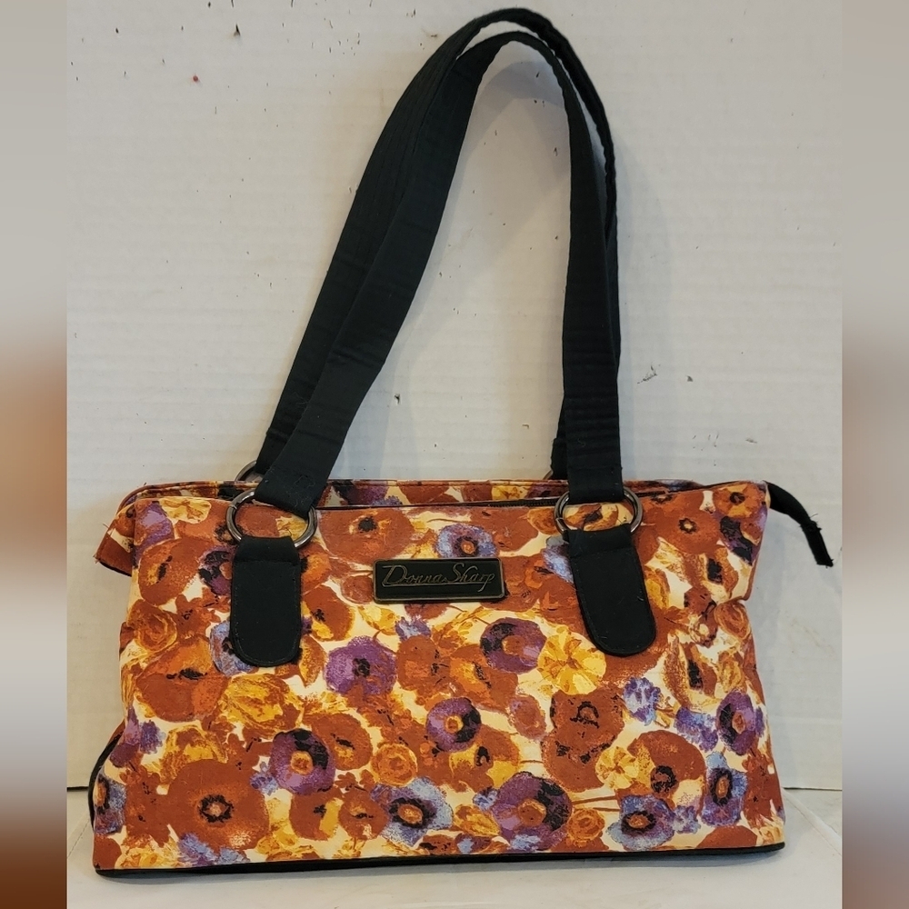 DONNA SHARP DOUBLE COMPARTMENT SHOULDERBAG